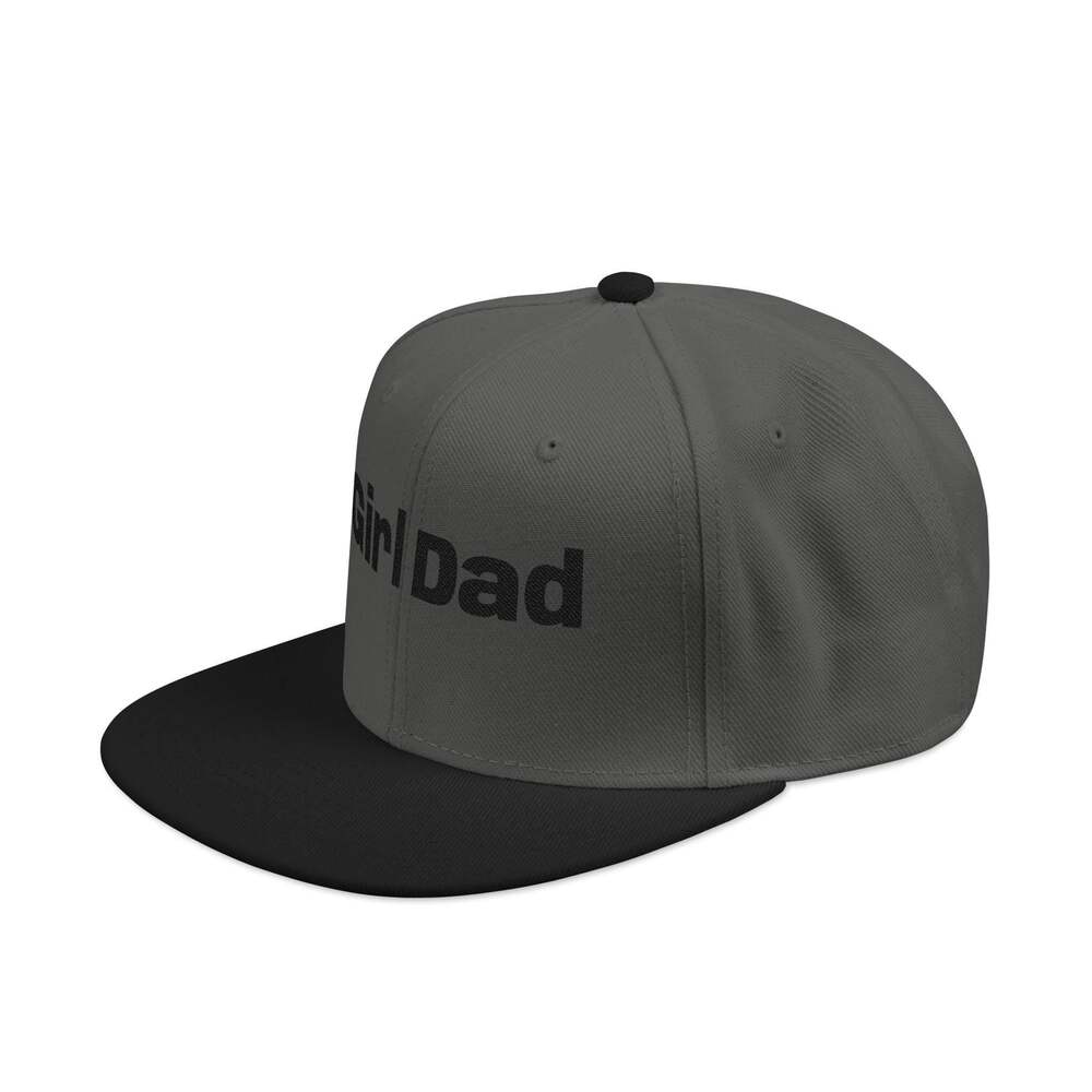 Handwritten Heart Snapback | Embroidered Dad Text on Front